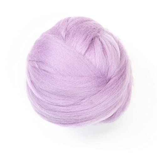 Colored Natural Wool roving (8 Ounce)