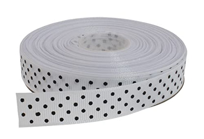 Polka Dot Grosgrain Ribbon 25 Yard Each Roll 100% Polyester