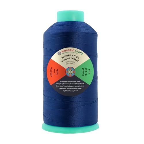 Size 92 280D T90 Denim Bonded Nylon Thread (3300 Foot)