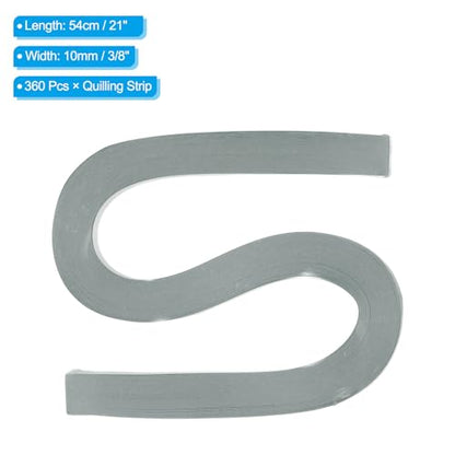 360pcs Quilling Paper Strips Paper Flowers Quilling Kits 3