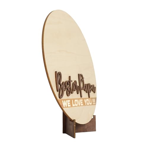 Personalized Bester Papa Handprint Sign