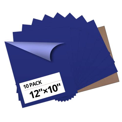 Blue Heat Transfer Vinyl Bundle (10 Count)
