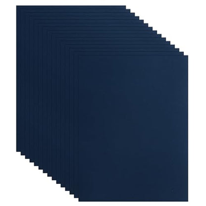 100 Sheets Navy Blue Cardstock 8.5 x 11 Scrapbooking Paper 75lb (100 Count)