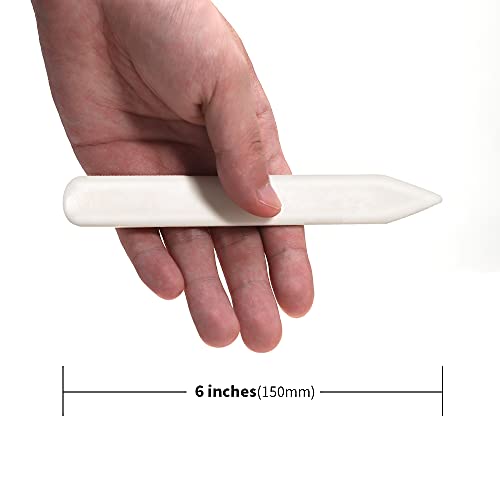 Bone Folder Leather Craft Tools 4 Pcs DIY Leather Shaping for DIY Handmade Leather Burnishing Bookbinding Cards and Paper Crafts