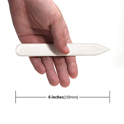 Bone Folder Leather Craft Tools 4 Pcs DIY Leather Shaping for DIY Handmade Leather Burnishing Bookbinding Cards and Paper Crafts