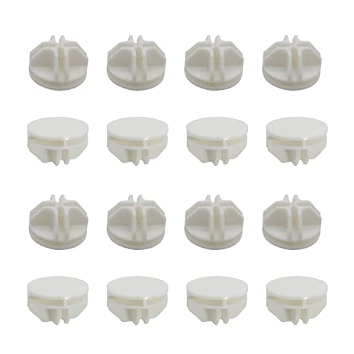 16 Pcs White Plastic Connector for Wire Grid Cube (16 Count)