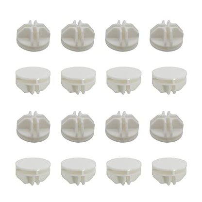 16 Pcs White Plastic Connector for Wire Grid Cube (16 Count)