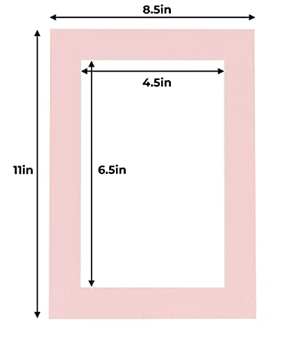 5x7 Mat for 8.5x11 Frame (10 Count)