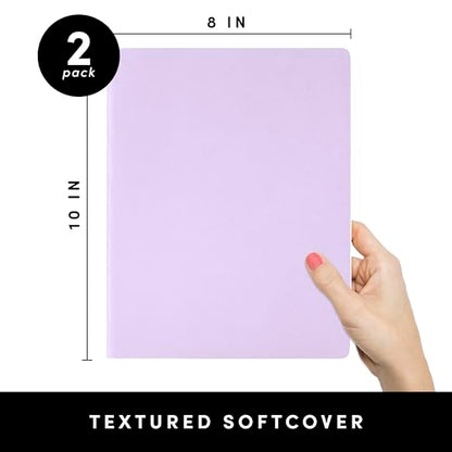 Soft Cover Lined Journal Notebook (2 Count)