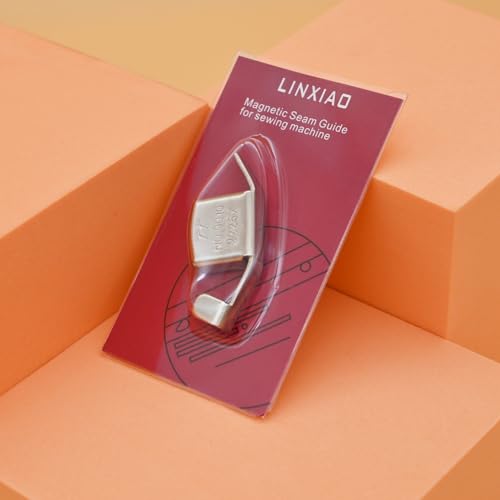 Magnetic Seam Guide for Sewing Machine with Piercing Seam Guide Ruler