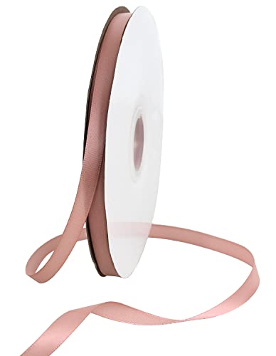 100yds 3 8 Inch Rose Gold Satin Ribbon for Craft Gifts Wrapping (300 Foot)