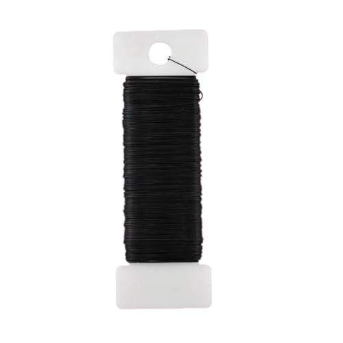26Gauge Black Metal Floral Wire