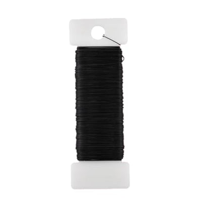 26Gauge Black Metal Floral Wire