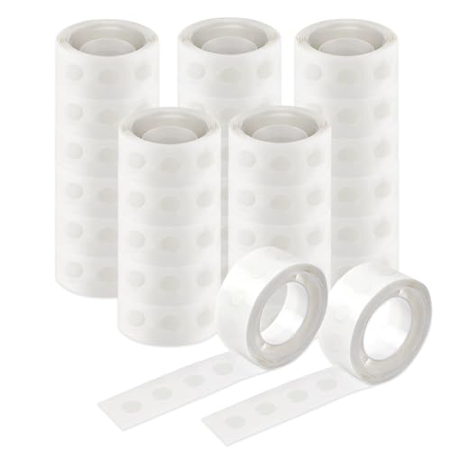 3000Pcs Glue Points Dots 6mm Removable Balloon Glue Adhesive Dots (30 Count)