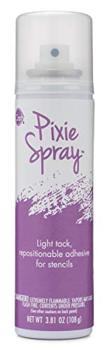 Pixie Spray Stencil Adhesive (3.81 Ounce)