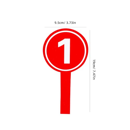 10Pcs Handheld Number Paddles 1