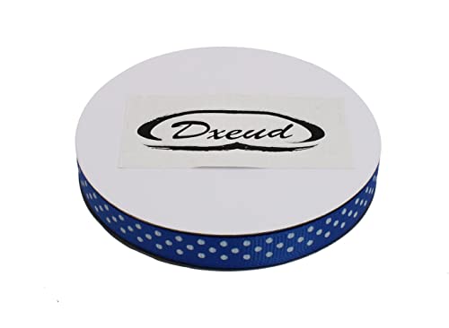 Polka Dot Grosgrain Ribbon 25 Yard Each Roll 100% Polyester (75 Foot)