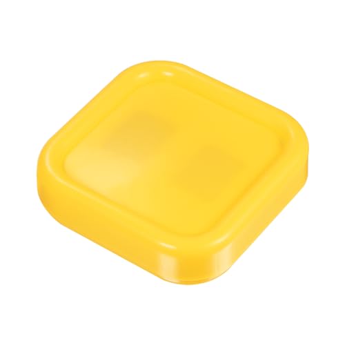 Magnetic Pin Cushion Square Sewing Pin Holder Yellow