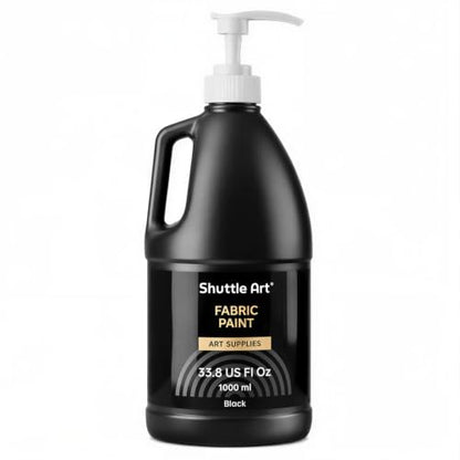 Black Fabric Paint (33.8 Fl Oz)