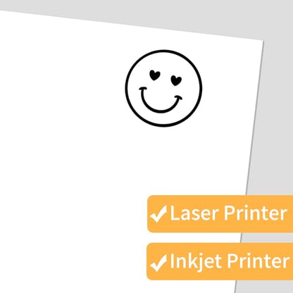 White Printable Sticker Paper