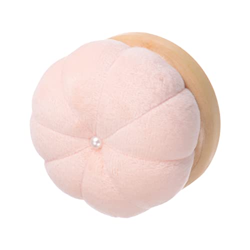 Wooden Base Needle Pincushions Pin Cushions Light Pink