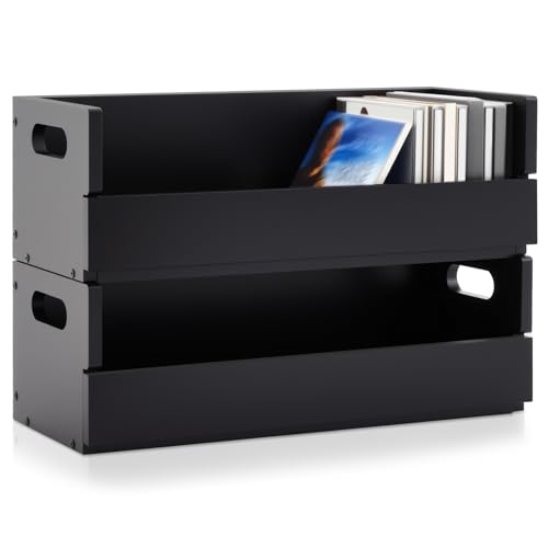 2 Set Wooden CD Storage Box (2 Count)