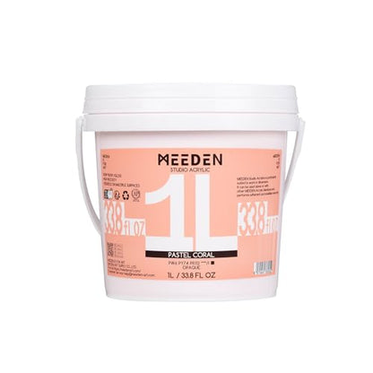 Pastel Coral Acrylic Paint (33.8 Fl Oz)