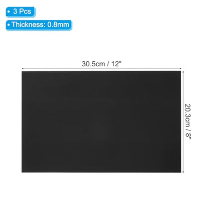 8x12 Inch Anodized Aluminum Sheet Metal (3 Count)