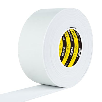 White Foam Tape Weather Stripping Sealing Sponge (9.84 Foot)