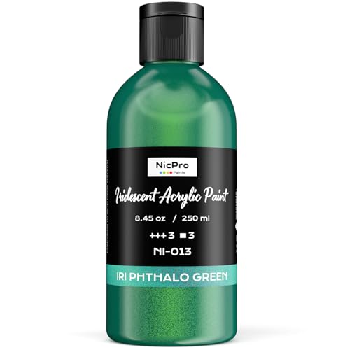 Iridescent Green Acrylic Paint (8.45 Fl Oz)