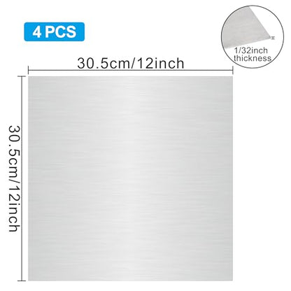 4PCS 12"x12"x1 (4 Count)