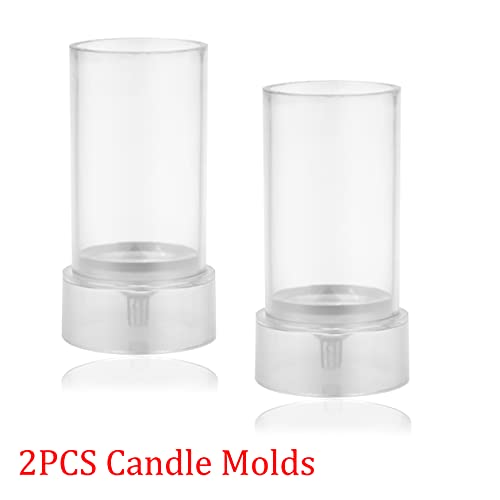 2PCS Pillar Candle Mold