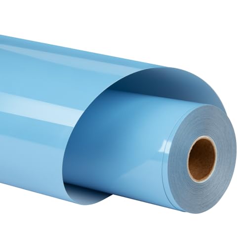 Sky Blue HTV Vinyl Heat Transfer Rolls