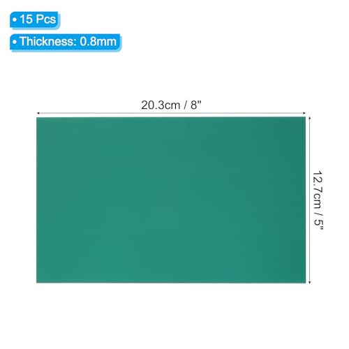 5x8 Inch Anodized Aluminum Sheet Metal (15 Count)