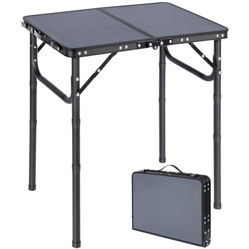 Small Folding Table Adjustable Height
