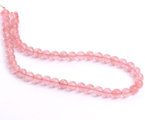 60pcs Synthetic Red Cherry Quartz Gemstone 6mm Round Beads