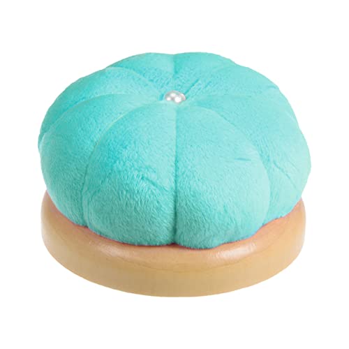 Wooden Base Needle Pincushions Japanese Style Pin Cushions Round Pin Cushion Needle Holder for Sewing Quilting Needlework DIY Crafts