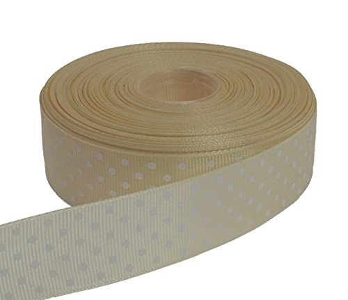 Polka Dot Grosgrain Ribbon 25 Yard Each Roll 100% Polyester