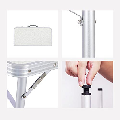 Small Square Folding Table 2 Feet Adjustable Height