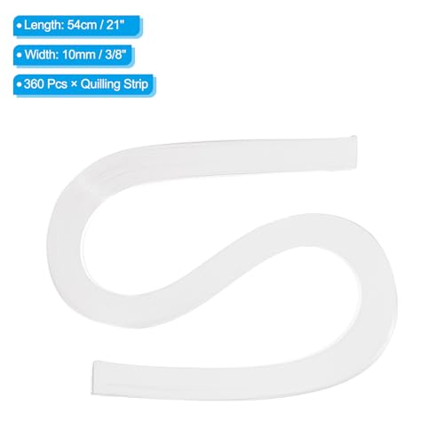 360pcs Quilling Paper Strips Paper Flowers Quilling Kits 3
