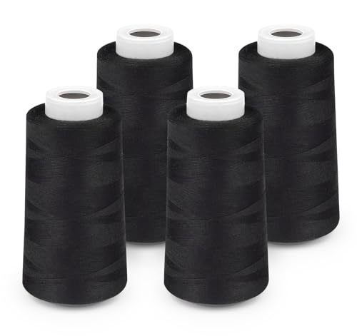 Serger Thread 4 Cones 3000 Yards Each Spool (4 Count)