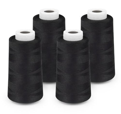 Serger Thread 4 Cones 3000 Yards Each Spool (4 Count)