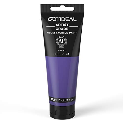Acrylic Paint Violet Tubes (4.1 Fl Oz)