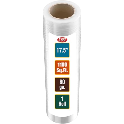 Stretch Wrap 17.5 Inch 80 Gauge Shrink Wrap