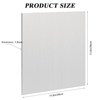 1 Pack 5052 H32 Aluminum Sheet Metal 12” x 12”x 1