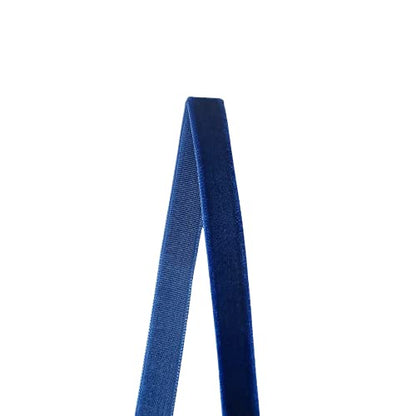 Vintage Sapphire Blue Velvet Ribbon (75 Foot)