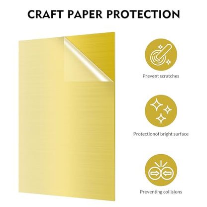 Laser Engraving Blank ABS Double Color Plastic Sheet (12 Count)