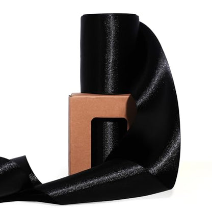 Black Satin Ribbon 3 Inch x 10 Yards Double Faced