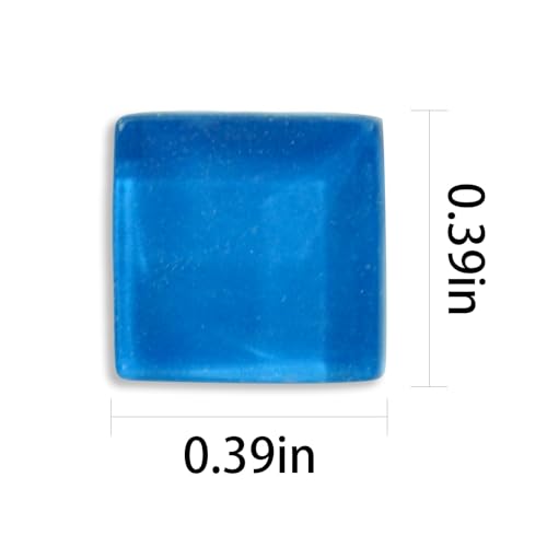 Square Sea Glass Mosaic Tiles Bulk for Adults Crafts Supplies