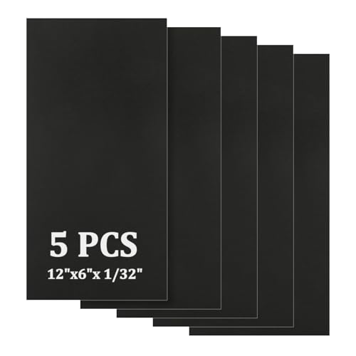 5 Pack 5052 Anodized Aluminum Sheet Metal 12 x 6 x 1 (5 Count)